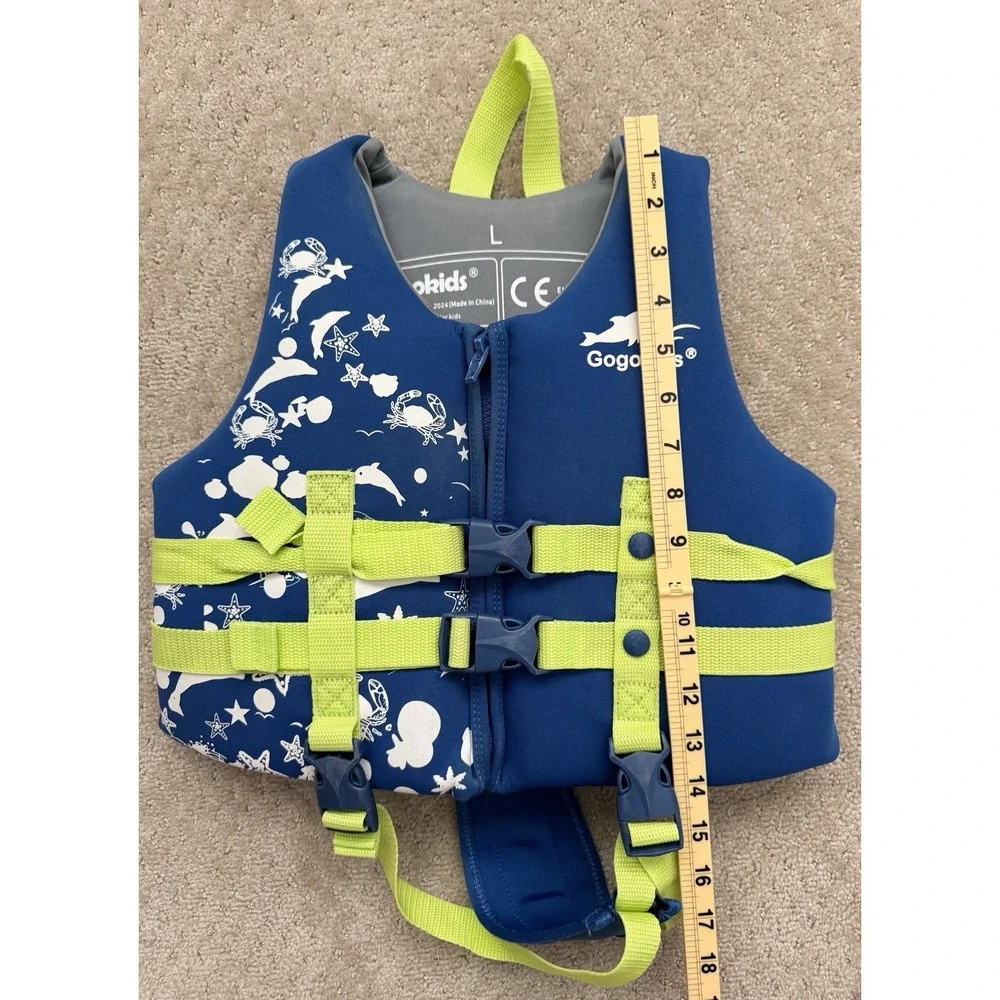 GOGOKIDS Swim Vest Life Jacket Boys Girls Float Swimsuit Buoyancy Swimwear-LARGE